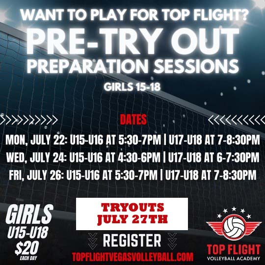 Top Flight Volleyball Academy Las Vegas 1 Place to Train